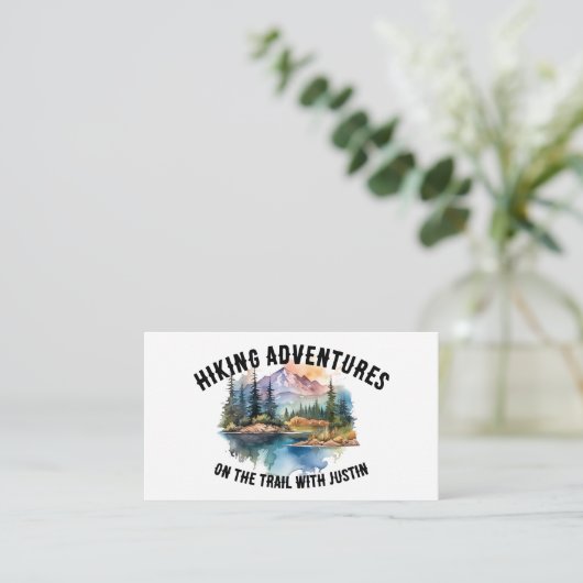 Wanderführer Visitenkarte (Stehend Vorderseite)