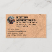 Wanderführer Visitenkarte (Vorderseite)