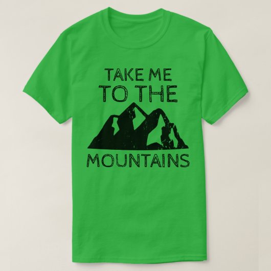 Wandergebiete Außenbereich T-Shirt (Design vorne)