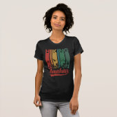 Wandergebirge im Retrostil T-Shirt (Vorne ganz)