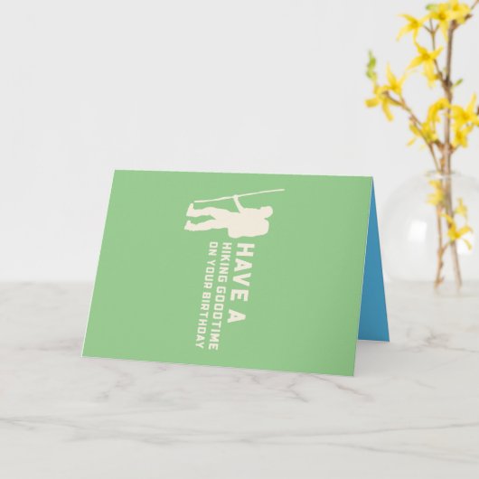 WanderGeburtstagskarte Karte (Gelbe Blume)