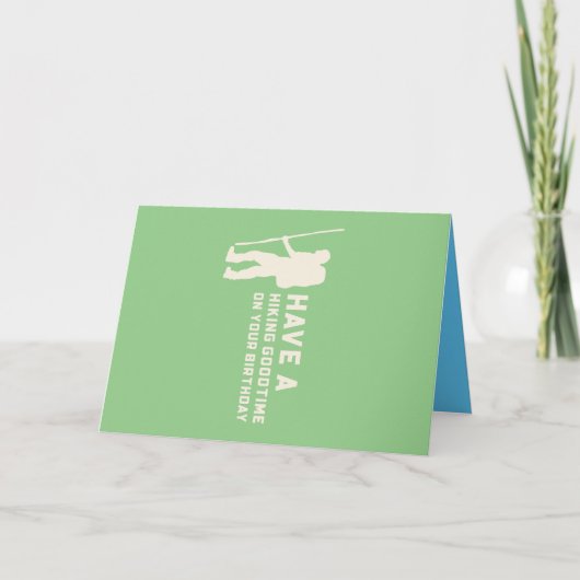 WanderGeburtstagskarte Karte (Vorderseite)