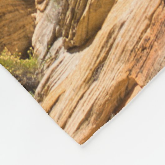 Wandergedanken Fleecedecke (Ecke)