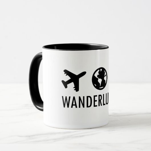 Wanderglanz-Icon-Logo Tasse (Vorderseite Links)