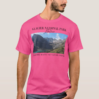 WanderGletscher Nationalpark Montana Grafik T-Shirt