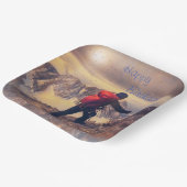 Wanderglücklich zum Geburtstag Pappteller (Gewinkelt)