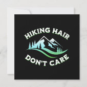Wanderhair ist dir egal einladung (Rückseite)