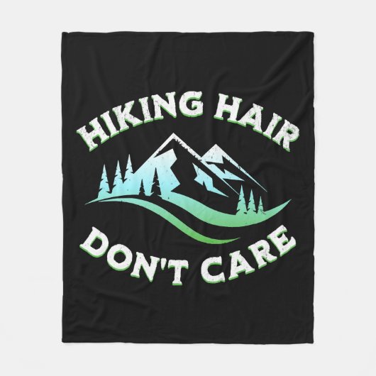 Wanderhair ist dir egal fleecedecke (Vorderseite)