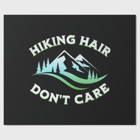 Wanderhair ist dir egal geschenkpapier (Flach)