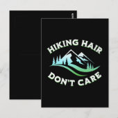 Wanderhair ist dir egal postkarte (Vorne/Hinten)