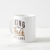 Wanderhair Keine Sorge Kaffeetasse (Vorderseite Links)