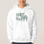 WanderHappy Camper Wandern Personalisiert Hoodie (Vorderseite)