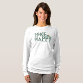 WanderHappy Camper Wandern Personalisiert T-Shirt (Vorne ganz)