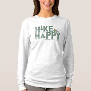 WanderHappy Camper Wandern Personalisiert T-Shirt