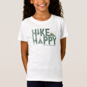 WanderHappy Camper Wandern Personalisiert T-Shirt (Vorderseite)