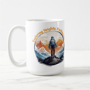 Wanderhemd Urlaubshemd Abenteuer Kaffeetasse