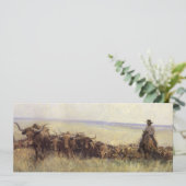 Wanderherd nach Wyoming durch WHD Koerner (Stehend Vorderseite)