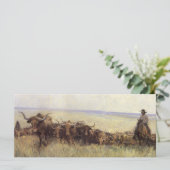 Wanderherd nach Wyoming durch WHD Koerner (Stehend Vorderseite)