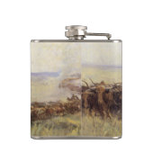 Wanderherd nach Wyoming durch WHD Koerner Flachmann (Rückseite)