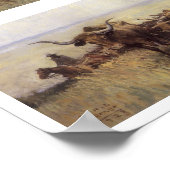 Wanderherd nach Wyoming durch WHD Koerner Poster (Ecke)
