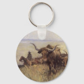 Wanderherd nach Wyoming durch WHD Koerner Schlüsselanhänger (Vorderseite)
