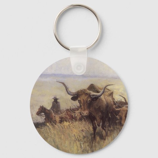 Wanderherd nach Wyoming durch WHD Koerner Schlüsselanhänger (Vorderseite)