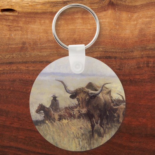Wanderherd nach Wyoming durch WHD Koerner Schlüsselanhänger (Vorderseite)