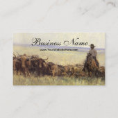 Wanderherd nach Wyoming durch WHD Koerner Visitenkarte (Vorderseite)