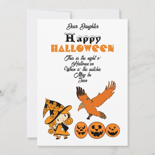 WanderHexensprechende Kürbislaternen Halloween Feiertagskarte (Vorderseite)