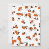 WanderHexensprechende Kürbislaternen Halloween Feiertagskarte (Rückseite)