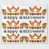 WanderHexensprechende Kürbislaternen Halloween Geschenkpapier (Flach)