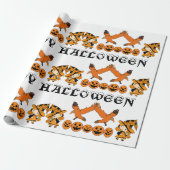 WanderHexensprechende Kürbislaternen Halloween Geschenkpapier (Ungerollt)
