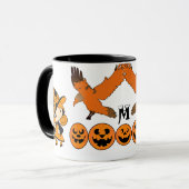 WanderHexensprechende Kürbislaternen Halloween Tasse (Vorderseite Links)