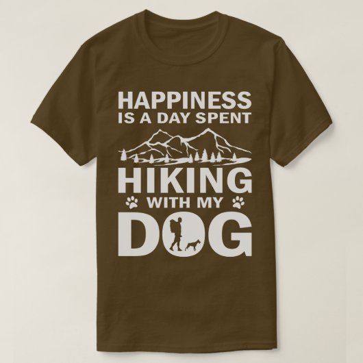 Wanderhund Lover T-Shirt (Design vorne)