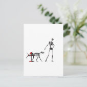 Wanderhund Postkarte (Stehend Vorderseite)