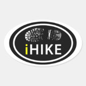 WANDERIKE Oval Boot Print Sticker (Vorderseite)