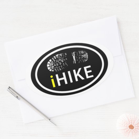 WANDERIKE Oval Boot Print Sticker (Umschlag)