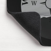 Wanderin Frau Wandern Mousepad (Ecke)