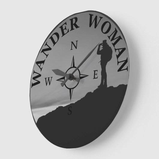Wanderin Große Wanduhr (Winkel)