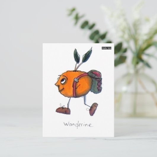 Wanderine Postkarte (Stehend Vorderseite)