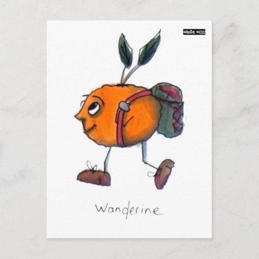 Wanderine Postkarte (Vorderseite)