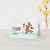 Wandering Bear (Birthday Card) Karte (Gelbe Blume)