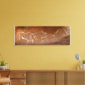 Wandering Bison Herd Canvas Print Leinwanddruck (Insitu (Wohnzimmer))