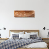 Wandering Bison Herd Canvas Print Leinwanddruck (Insitu (Schlafzimmer))
