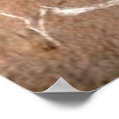 Wandering Bison Herd Poster (Ecke)