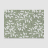 Wandering Leaves Elegant Sage Botanical Pattern  Seidenpapier (Vorderseite)