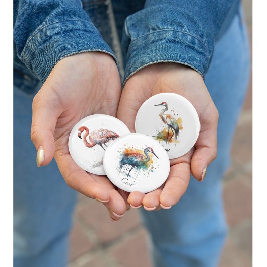 Wanderkran, Brauch Button