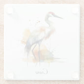 Wanderkran, Brauch Glasuntersetzer (Rückseite)