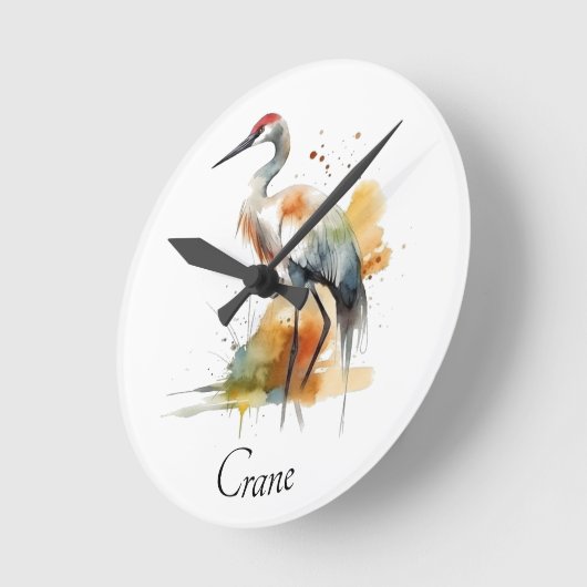 Wanderkran, Brauch Runde Wanduhr (Winkel)