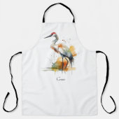 Wanderkran, Brauch Schürze (Vorderseite)